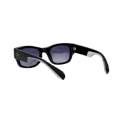 David Beckham Square Sunglasses – Black Frame Blue Gradient 🕶️💙 - MASTERPIECE