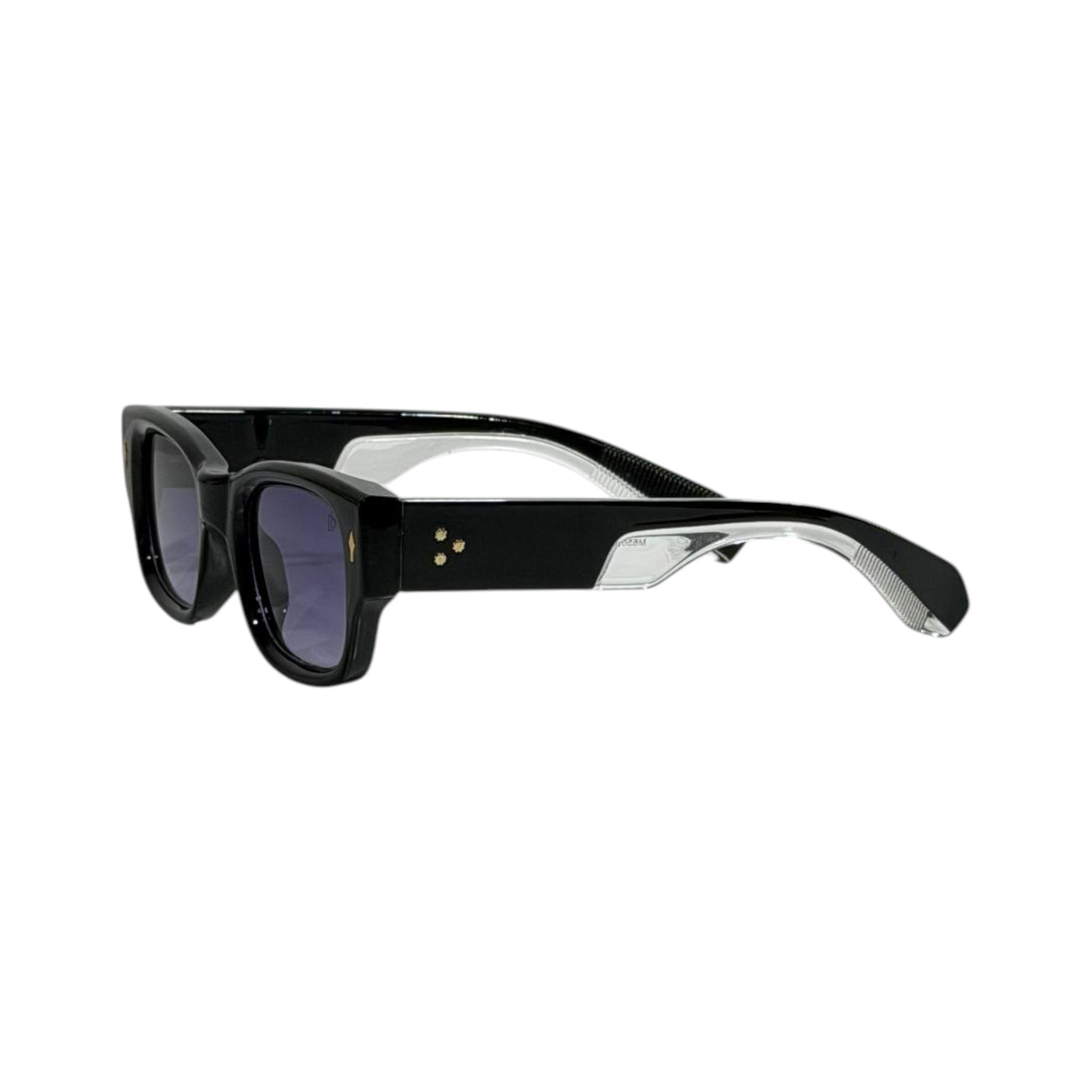 David Beckham Square Sunglasses – Black Frame Blue Gradient 🕶️💙 - MASTERPIECE