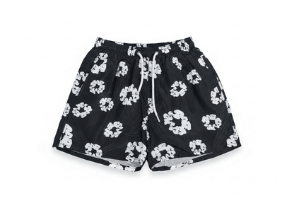 Denim Tears Cotton Wreath Swim Shorts 🖤🌊 - MASTERPIECE