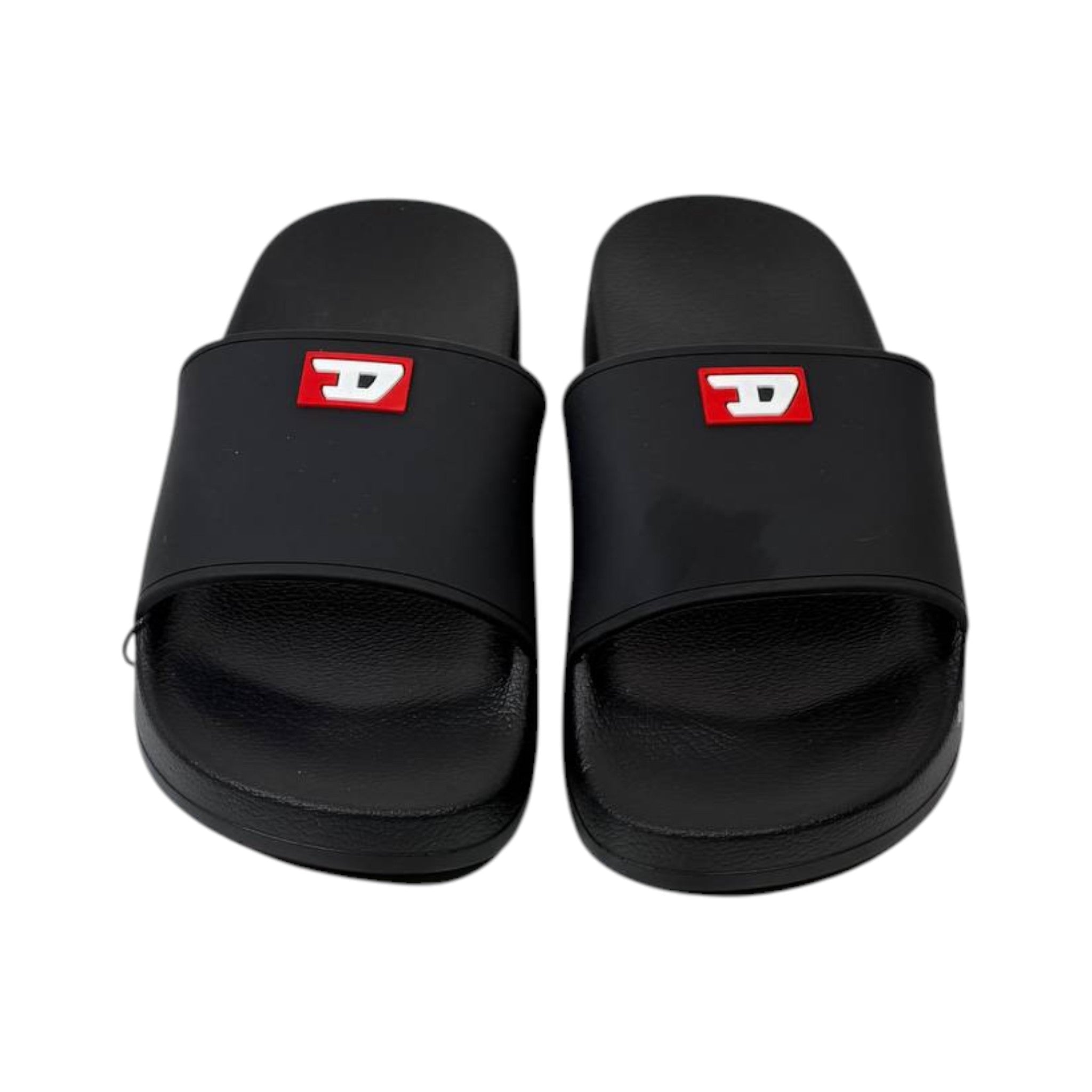 Diesel Essential Slides – Black Icon Edition ⚫🔥 - MASTERPIECE