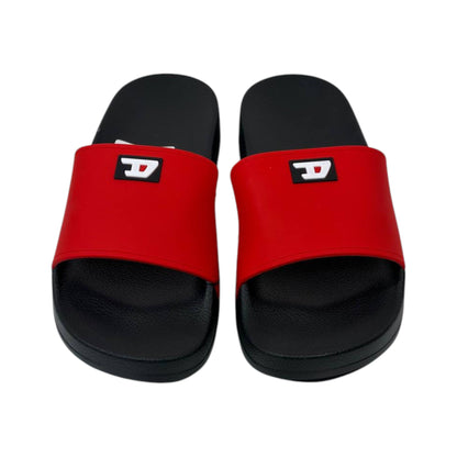 Diesel Essential Slides – Red & Black Edition 🔴⚫🔥 - MASTERPIECE