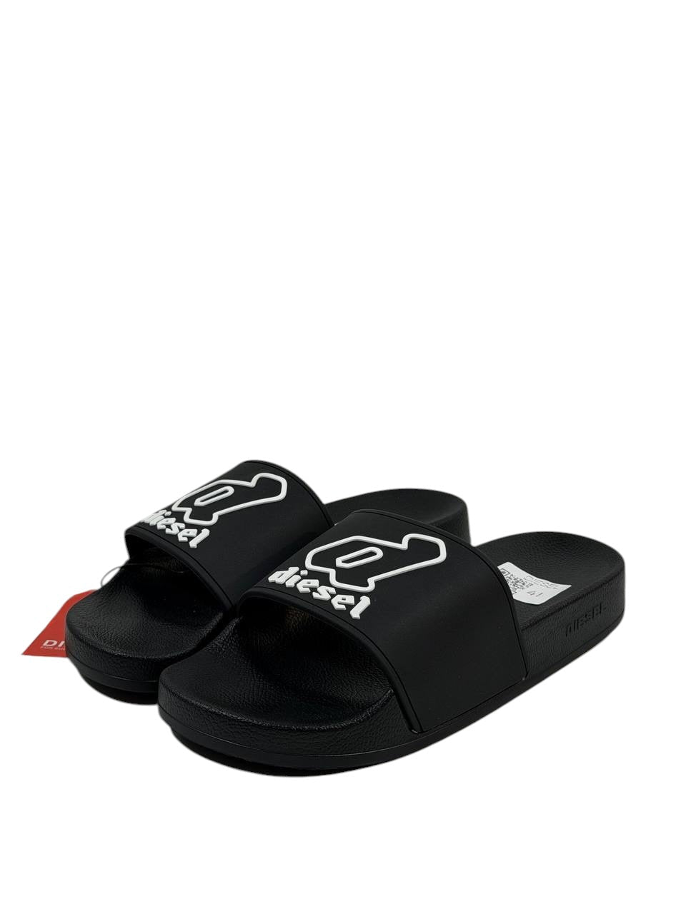 DIESEL Slides – Icon Logo Black Edition ⚫🔥 - MASTERPIECE