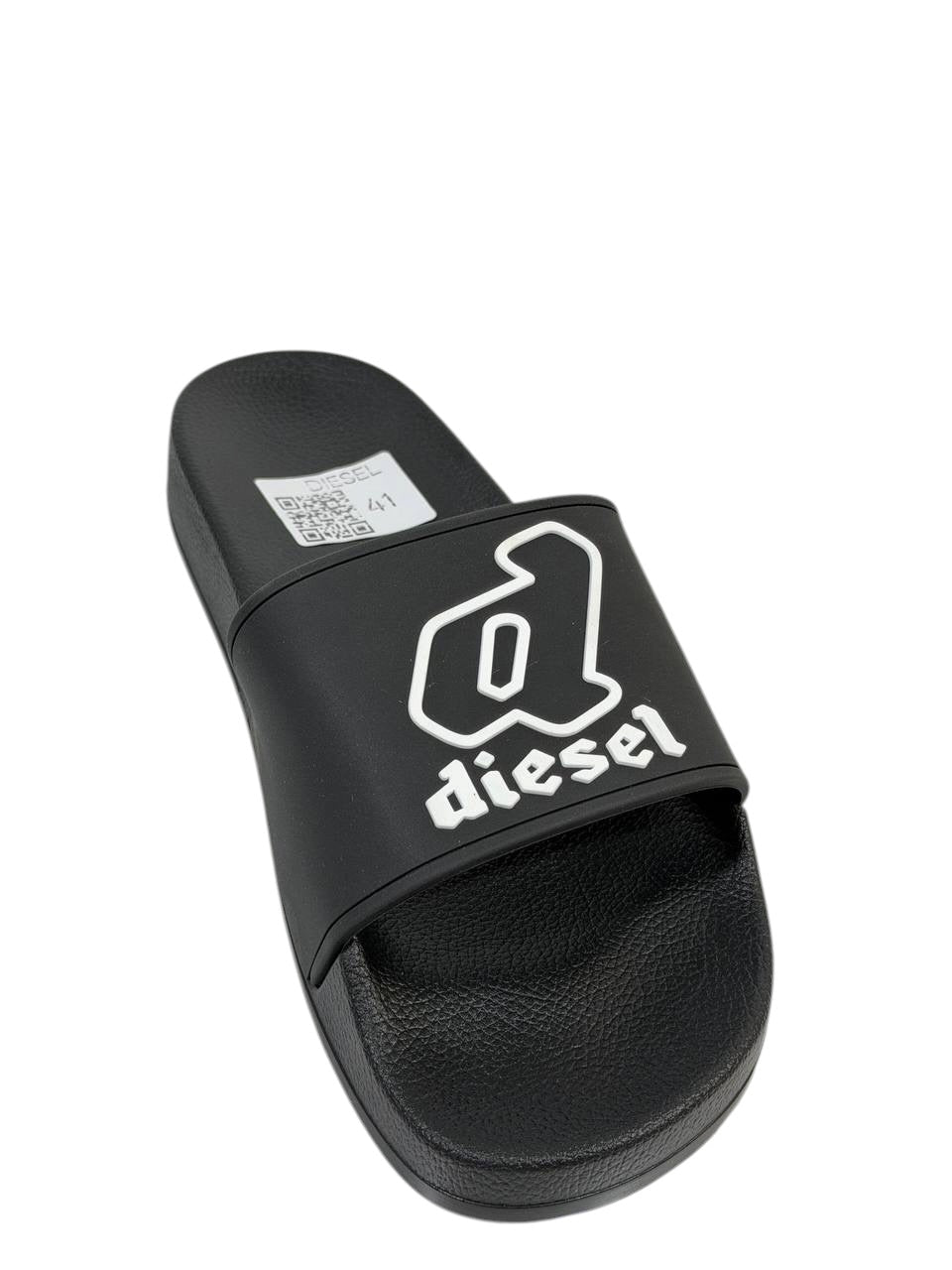DIESEL Slides – Icon Logo Black Edition ⚫🔥 - MASTERPIECE