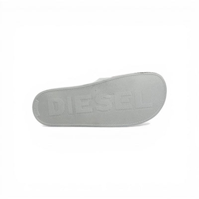 🔴⚪ Diesel Slides – White & Red Logo Edition 🔥🩴 - MASTERPIECE