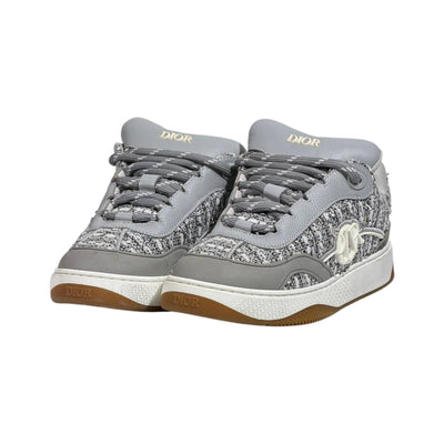 🩶 Dior B27 Grey Tweed Luxury Sneakers 👟✨ - MASTERPIECE