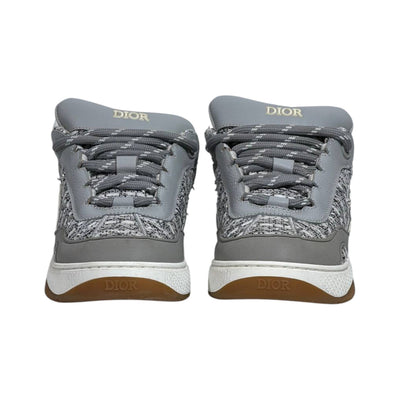 🩶 Dior B27 Grey Tweed Luxury Sneakers 👟✨ - MASTERPIECE
