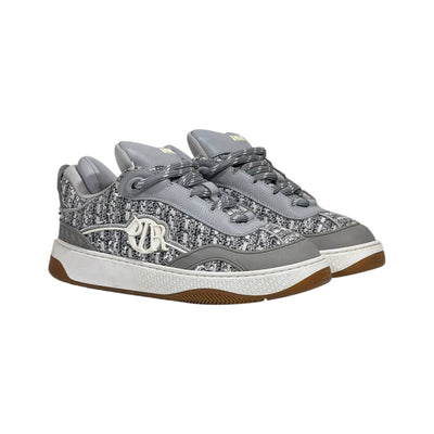 🩶 Dior B27 Grey Tweed Luxury Sneakers 👟✨ - MASTERPIECE