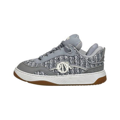🩶 Dior B27 Grey Tweed Luxury Sneakers 👟✨ - MASTERPIECE
