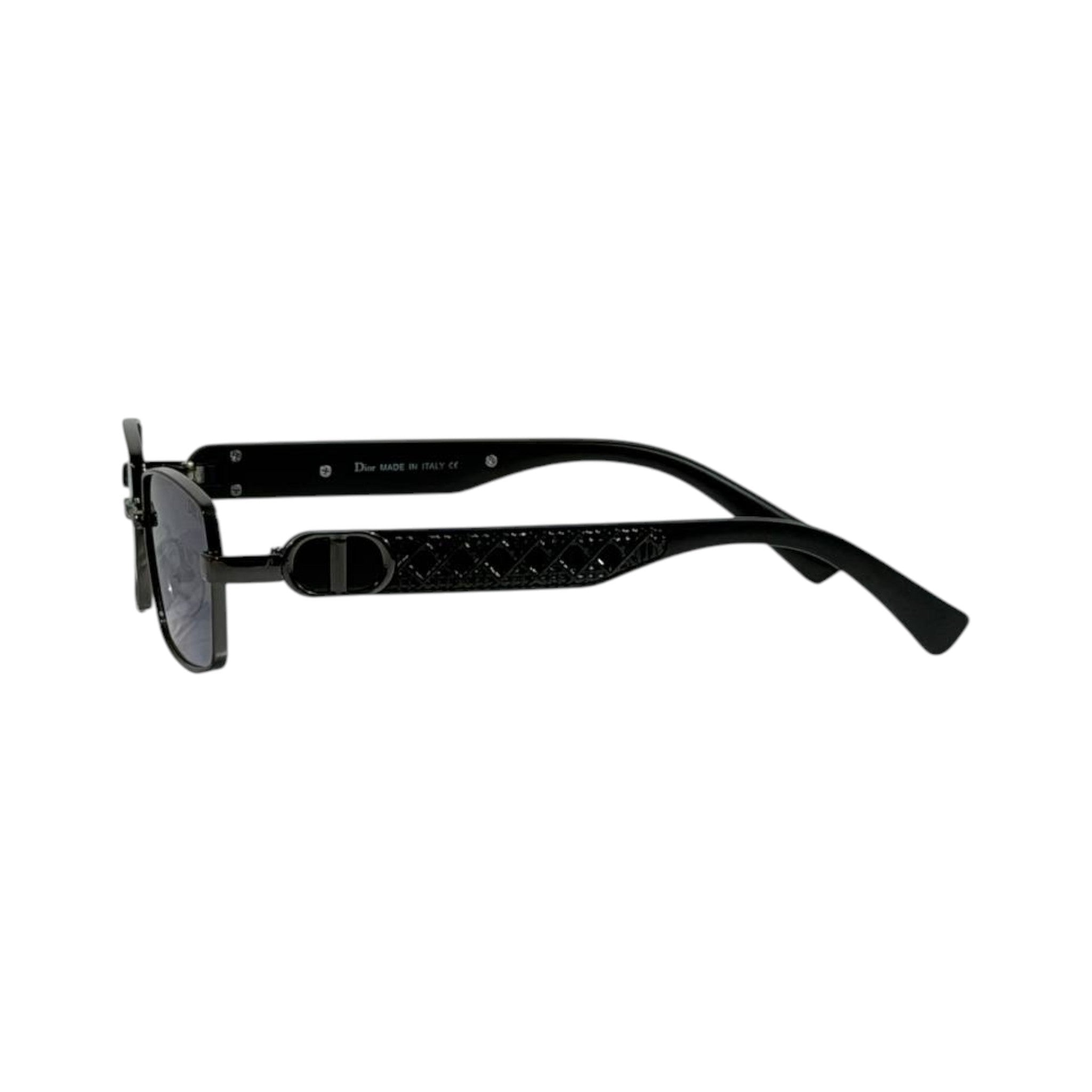 Dior Black Rectangular Sunglasses 🕶️ | Gradient Lens Luxury Eyewear - MASTERPIECE