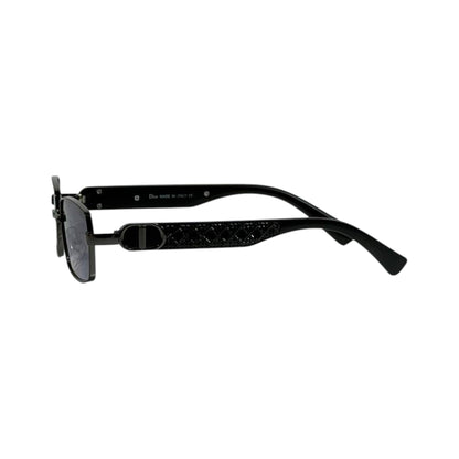 Dior Black Rectangular Sunglasses 🕶️ | Gradient Lens Luxury Eyewear - MASTERPIECE