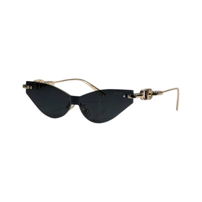 Dior Cat - Eye Sunglasses – Black & Gold Statement Luxury 🕶️✨ - MASTERPIECE