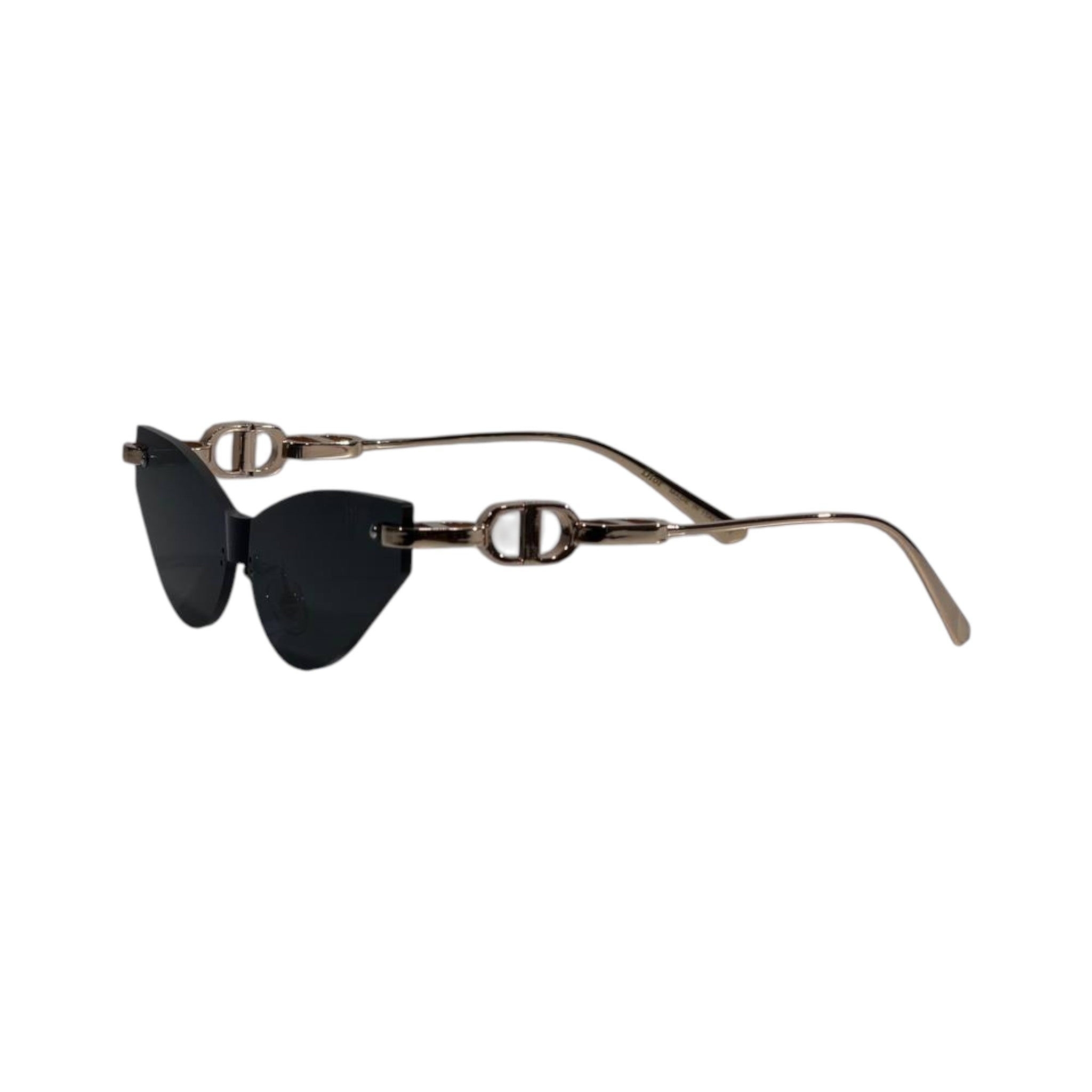 Dior Cat - Eye Sunglasses – Black & Gold Statement Luxury 🕶️✨ - MASTERPIECE