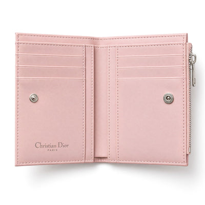 Dior Compact Wallet – White with Pink Bow - MASTERPIECE
