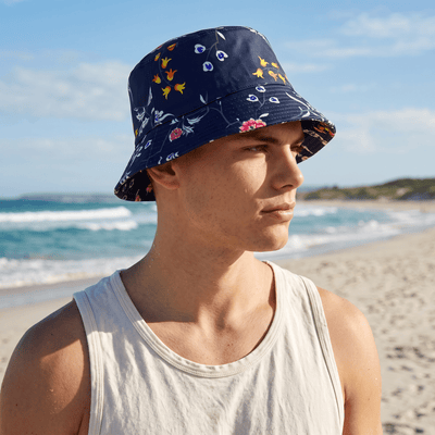 Dior Floral Reversible Bucket Hat – Navy - MASTERPIECE