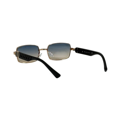 Dior Gold Rectangular Sunglasses 🕶️ | Gradient Lens Designer Eyewear - MASTERPIECE