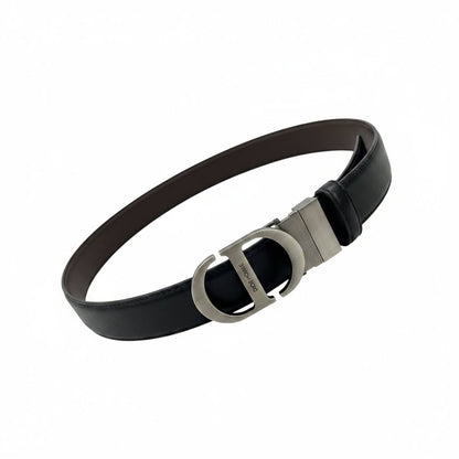 Dior Homme Reversible Leather Belt 130CM ✨🖤🤎 Premium Signature Buckle Belt - MASTERPIECE