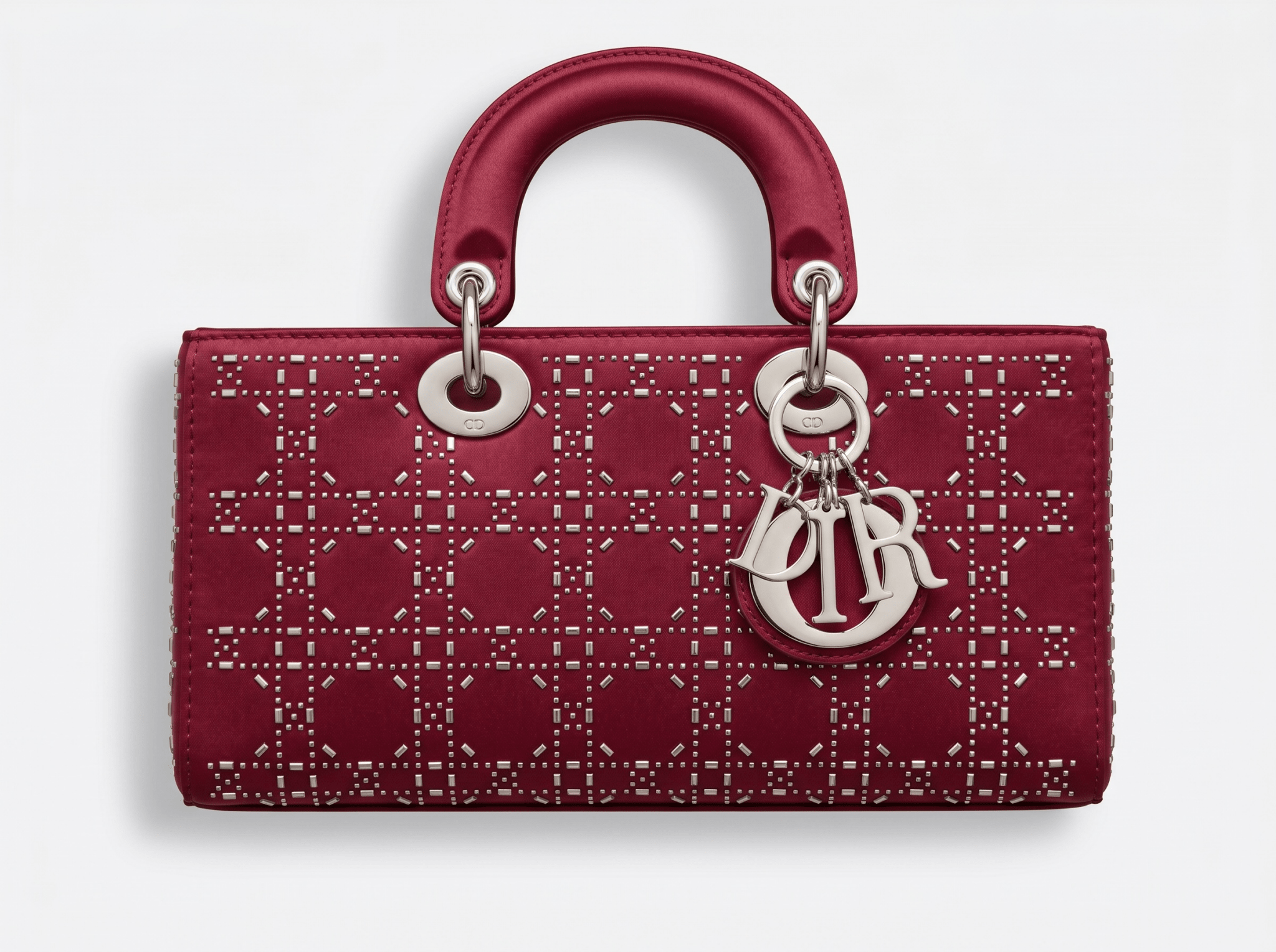 ❤️ Dior Lady Dior Studded Cannage Bag – Ruby Red Edition ❤️ - MASTERPIECE