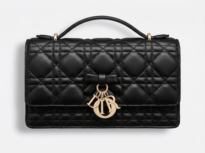 🖤 Dior Lady Top Handle Quilted Leather Bag – Timeless Black Luxury 🖤 - MASTERPIECE