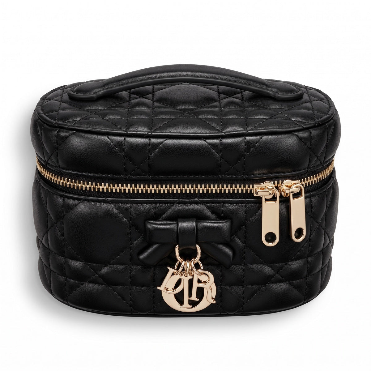 Dior Mini Quilted Vanity Case – Black 🖤🎒 - MASTERPIECE