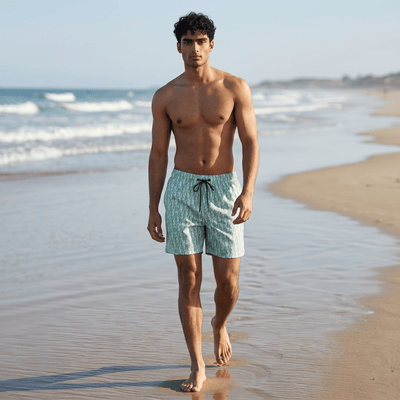 Dior Monogram Swim Shorts – Mint Green Edition 🌴 - MASTERPIECE