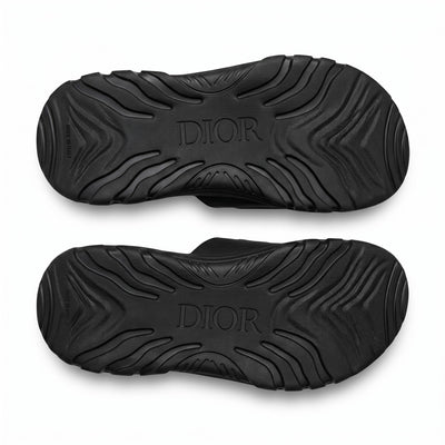 Dior Oblique Black Slide Sandals - MASTERPIECE
