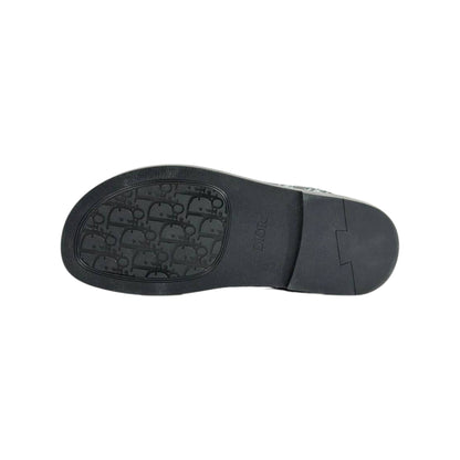 Dior Oblique Black Slides 🖤✨ Luxury Summer Sandals for Men - MASTERPIECE