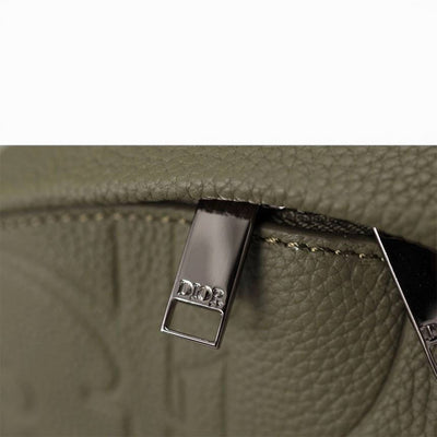 Dior Oblique Embossed Olive Luxury Backpack 🎒🫒✨ - MASTERPIECE