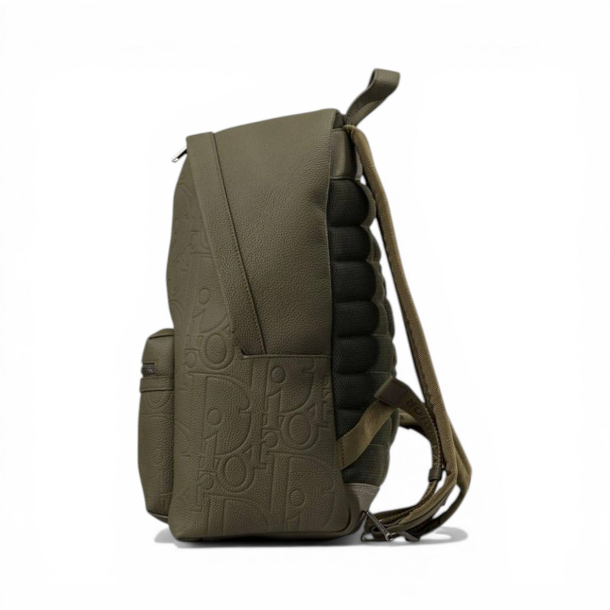Dior Oblique Embossed Olive Luxury Backpack 🎒🫒✨ - MASTERPIECE