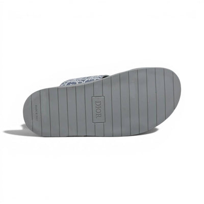 Dior Oblique Grey Slide Sandals – Luxury Designer Summer Slippers ✨🩶 - MASTERPIECE