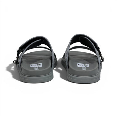 Dior Oblique Grey Slide Sandals – Luxury Designer Summer Slippers ✨🩶 - MASTERPIECE