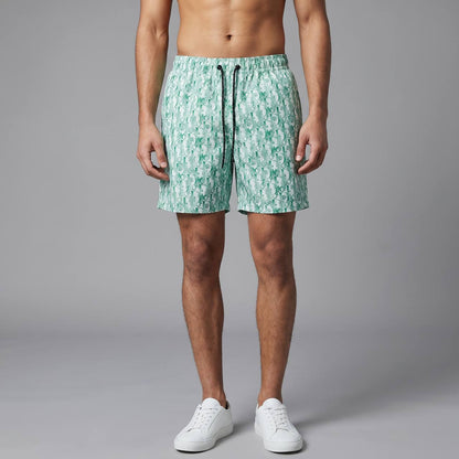 Dior Oblique Monogram Green Shorts 🩳 | Luxury Summer Casual Wear - MASTERPIECE
