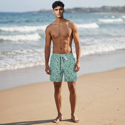 Dior Oblique Monogram Green Shorts 🩳 | Luxury Summer Casual Wear - MASTERPIECE