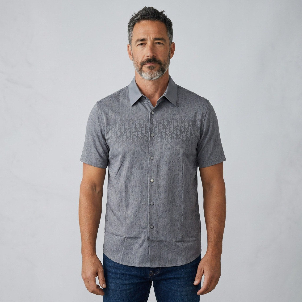 ✨ Dior Oblique Monogram Short Sleeve Shirt – Modern Luxury Statement - MASTERPIECE