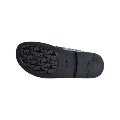 Dior Oblique Navy Slides 💙✨ Luxury Summer Sandals for Men - MASTERPIECE