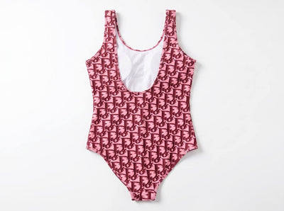 Dior Oblique One-Piece Swimsuit – Pink - MASTERPIECE