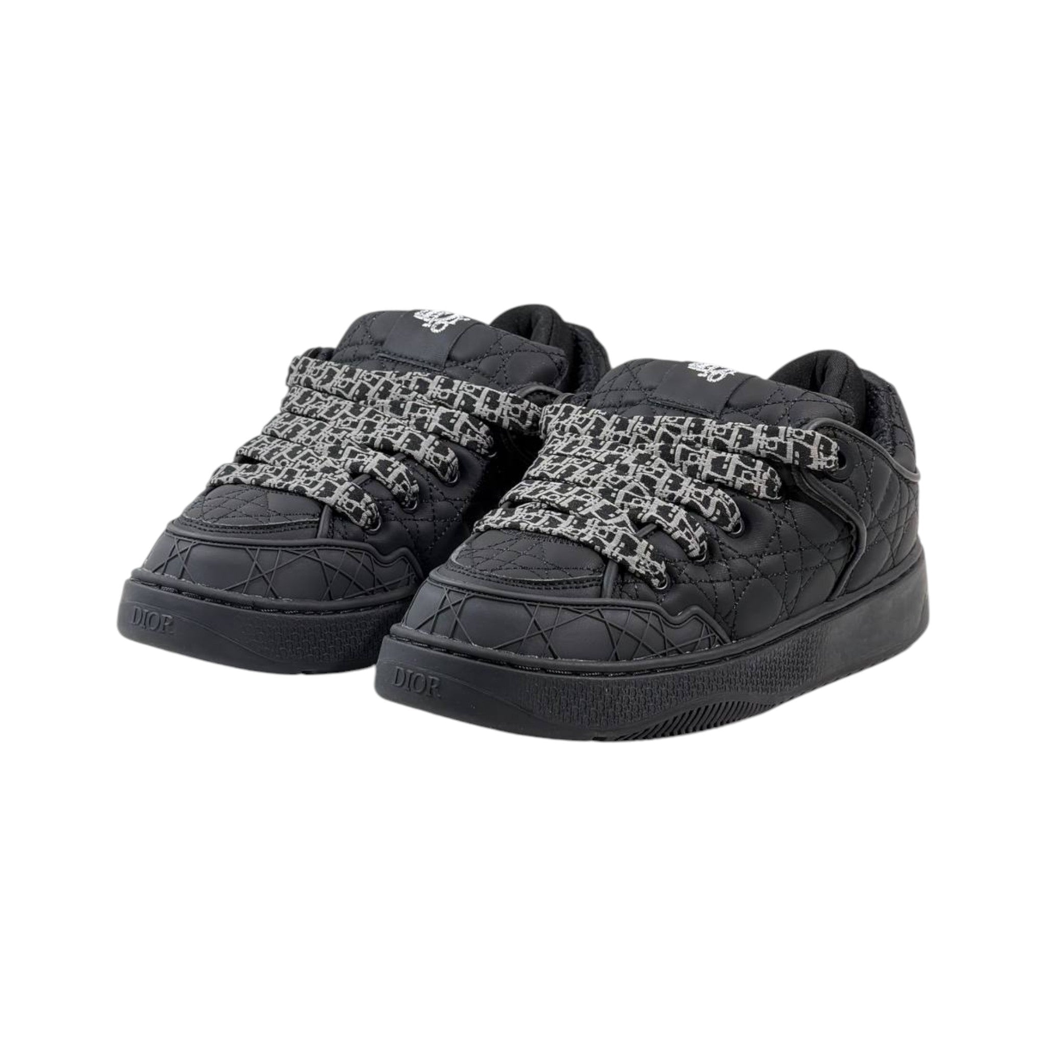 Dior Oblique Quilted Low-Top Sneakers 🖤 - MASTERPIECE