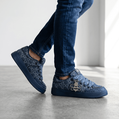 Dior P90 Denim Oblique Sneakers 💙 - MASTERPIECE