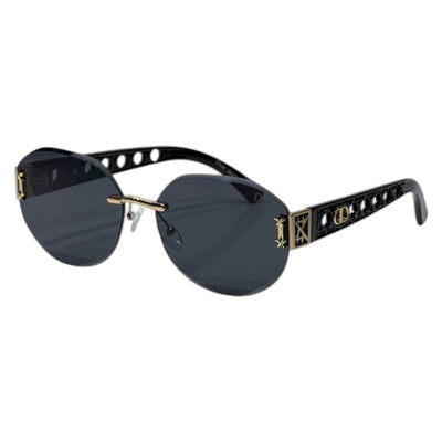 Dior Rimless Luxury Sunglasses – Black Gradient Lenses | Premium Designer Eyewear 🖤✨ - MASTERPIECE