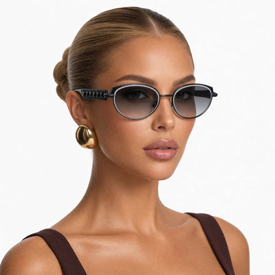 Dior Round Sunglasses – Black - MASTERPIECE