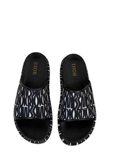 DIOR Slides – Black Monogram Edition 🖤✨ - MASTERPIECE