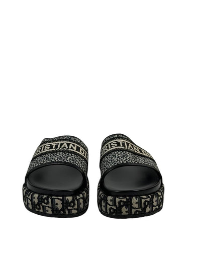 DIOR Slides – Oblique Strap Edition 🖤✨ - MASTERPIECE