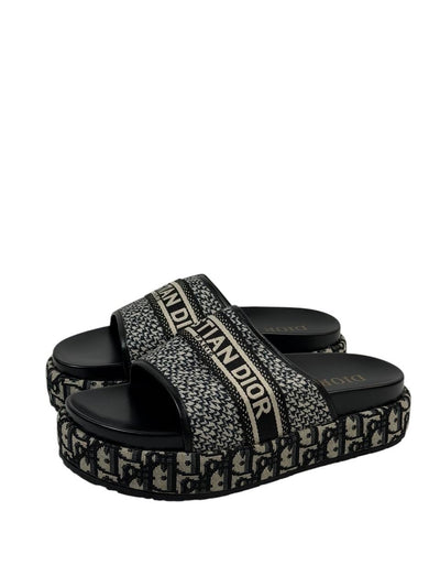 DIOR Slides – Oblique Strap Edition 🖤✨ - MASTERPIECE