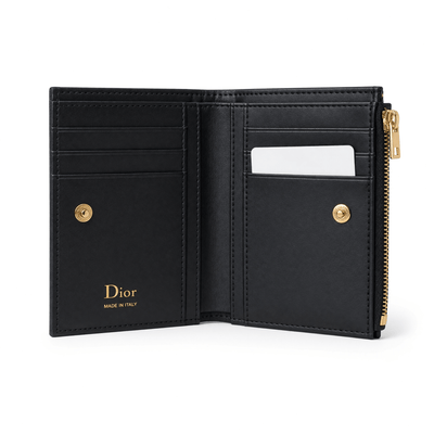 Dior Small Wallet Card Holder – Navy Jacquard Bow - MASTERPIECE
