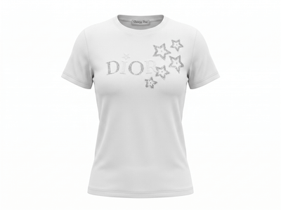 🤍 Dior Star Logo Cotton T-Shirt - MASTERPIECE