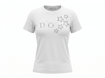 🤍 Dior Star Logo Cotton T-Shirt - MASTERPIECE
