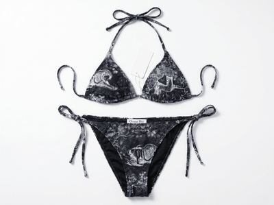 Dior Toile de Jouy Sauvage Bikini Set with Pareo - MASTERPIECE