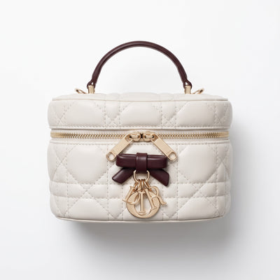 Dior Vanity Bag – Cream Quilted Top-Handle 👜✨ - MASTERPIECE