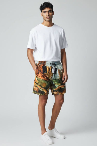🎨 Dolce & Gabbana Artistic Print Swim Shorts – Luxury Statement Beachwear 🩳🔥 - MASTERPIECE
