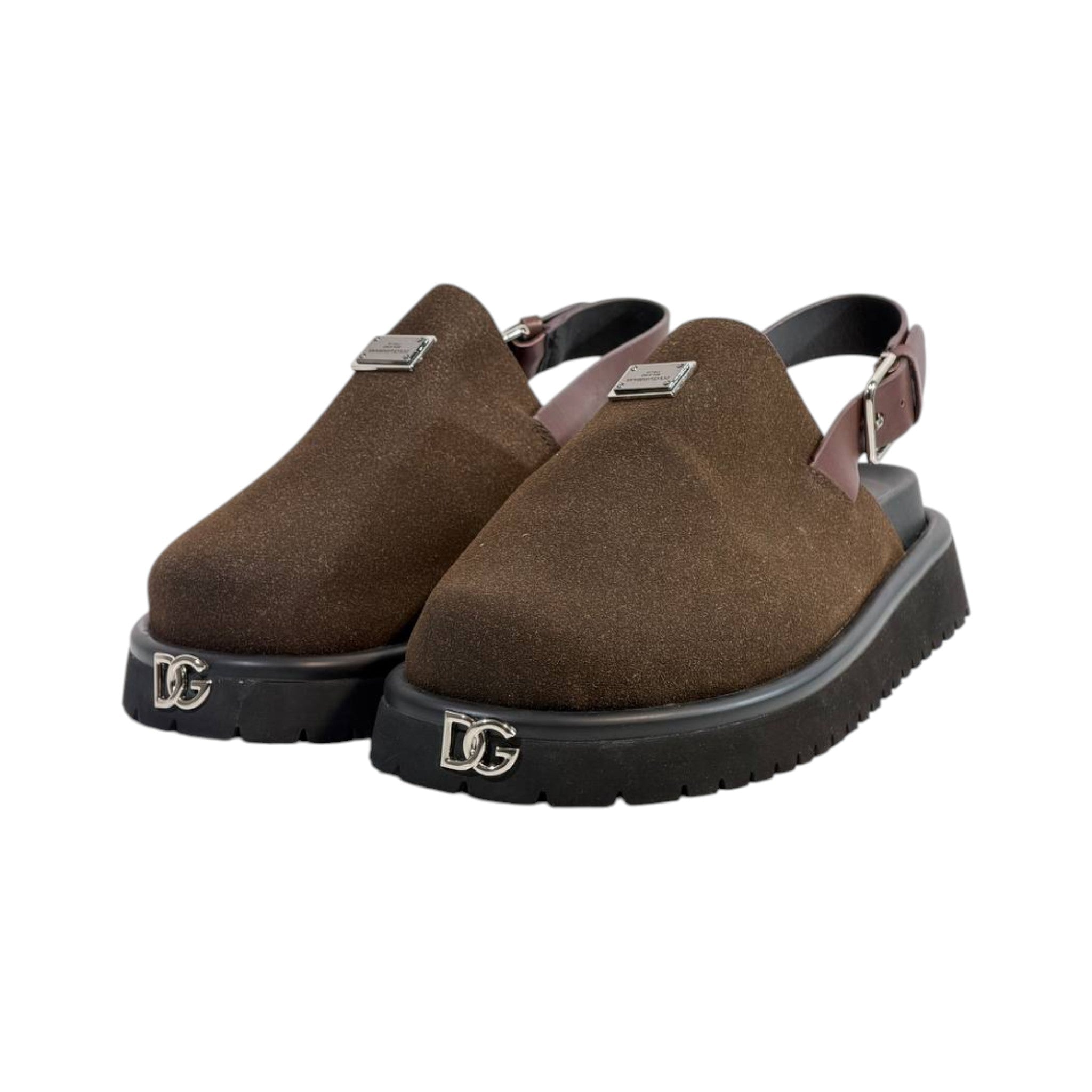 🥿 Dolce & Gabbana Brown Suede Mule Sandals | Luxury Comfort 🤎 - MASTERPIECE