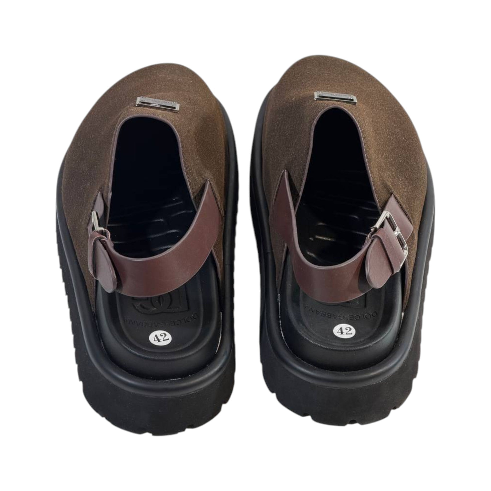 🥿 Dolce & Gabbana Brown Suede Mule Sandals | Luxury Comfort 🤎 - MASTERPIECE